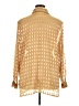Notations 100% Polyester Tan Long Sleeve Blouse Size 1X - photo 2