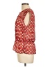 Halogen 100% Polyester Red Sleeveless Blouse Size Lg Petite - photo 5