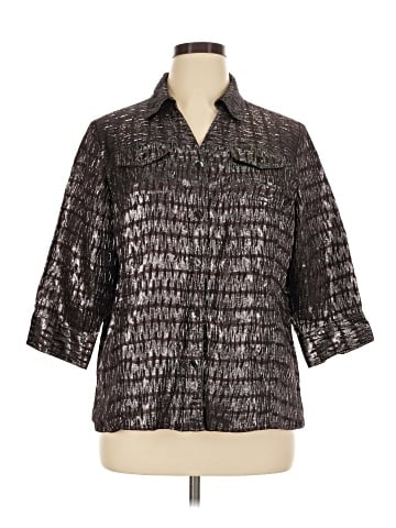Scott Taylor 3/4 Sleeve Button-Down Shirt (view 1)