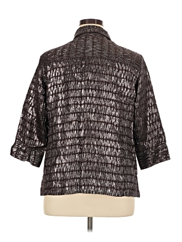Scott Taylor 3/4 Sleeve Button-Down Shirt (view 2)
