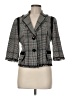 Etcetera Plaid White Gray Blazer Size 6 - photo 1