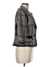 Etcetera Plaid White Gray Blazer Size 6 - photo 4