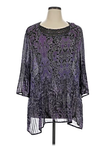 Maggie Barnes Long Sleeve Blouse (view 1)