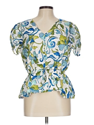 1.State Short Sleeve Blouse (view 1)