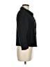 Zara Basic Solid Black Coat Size M - photo 4