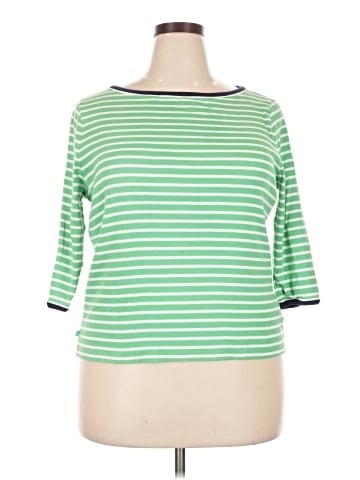 Lauren by Ralph Lauren 3/4 Sleeve T-Shirt (view 1)