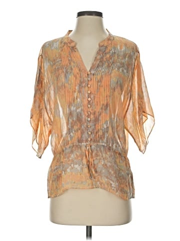 Banana Republic Short Sleeve Silk Top (view 1)