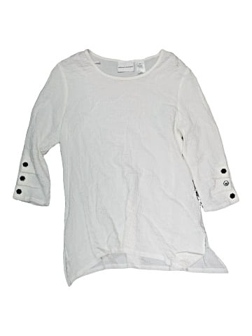 Alfred Dunner 3/4 Sleeve Top (view 2)