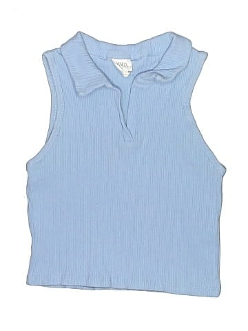 Zara Sleeveless Button-Down Shirt (view 1)
