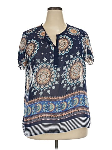 Tantrums Short Sleeve Blouse (view 1)