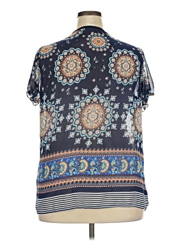 Tantrums Short Sleeve Blouse (view 2)