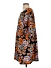 Monki 100% Polyester Paisley Orange Casual Dress Size S - photo 5