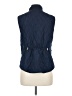 Croft & Barrow 100% Polyester Blue Vest Size Med Petite - photo 2