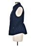 Croft & Barrow 100% Polyester Blue Vest Size Med Petite - photo 5