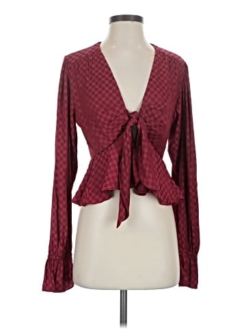 WAYF Long Sleeve Blouse (view 1)