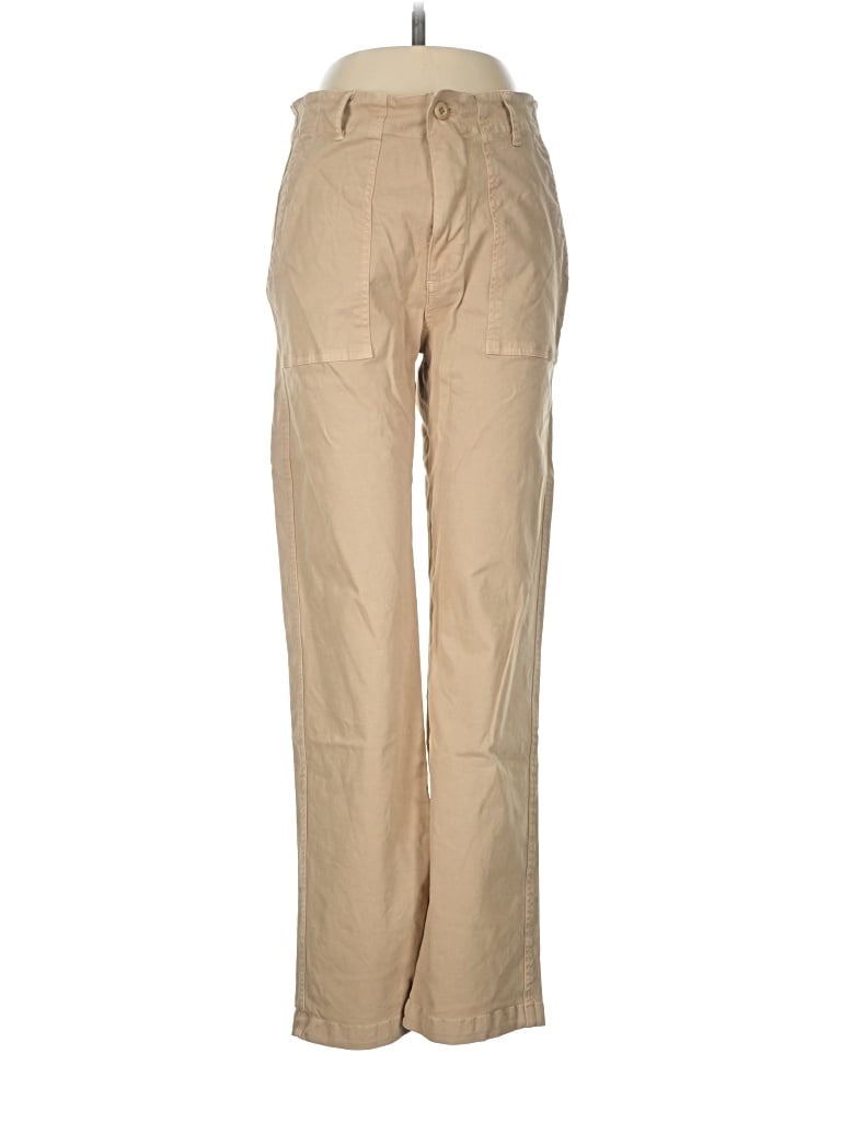 Pre-owned Kule Khaki Pant In Tan