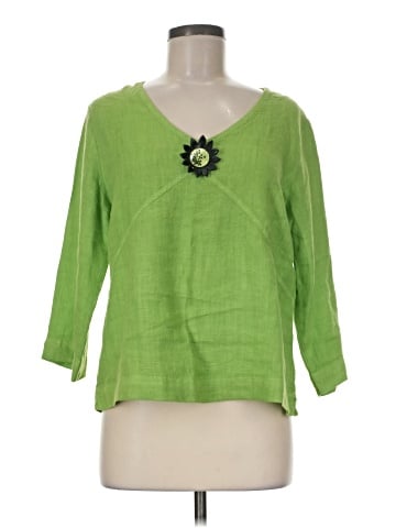 Hot Cotton 3/4 Sleeve Blouse (view 1)