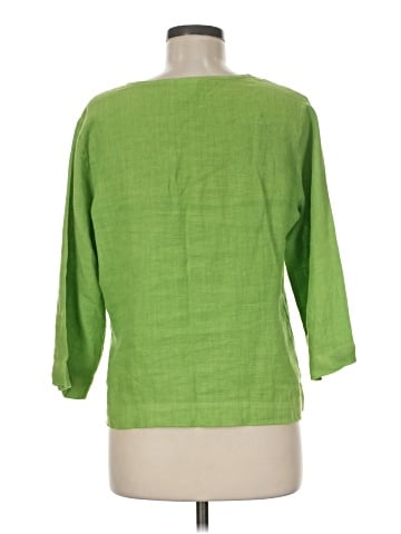 Hot Cotton 3/4 Sleeve Blouse (view 2)