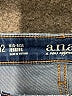 a.n.a. A New Approach Solid Blue Jeans Size 12 - photo 7
