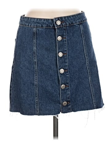 Aero Denim Skirt (view 1)