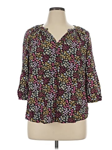 Jones & Co 3/4 Sleeve Blouse (view 1)