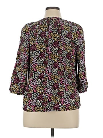 Jones & Co 3/4 Sleeve Blouse (view 2)