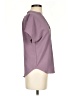 Monteri 100% Polyester Purple Short Sleeve Blouse Size S - photo 4