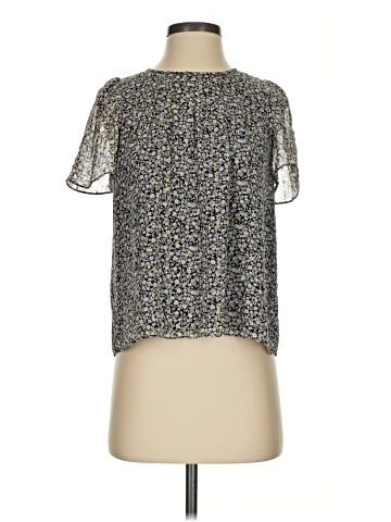 J.Crew Short Sleeve Silk Top (view 1)