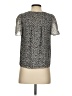 J.Crew Silver Short Sleeve Silk Top Size 00 (petite) - photo 2