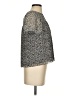 J.Crew Silver Short Sleeve Silk Top Size 00 (petite) - photo 4