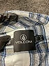 Volcom 100% Cotton Plaid Blue Long Sleeve Button-Down Shirt Size 14 - photo 7