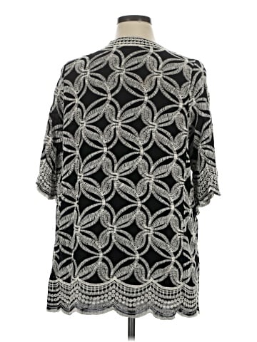 Solitaire 3/4 Sleeve Blouse (view 2)