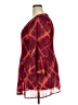 Catherines 100% Polyester Argyle Burgundy Long Sleeve Blouse Size 2X - photo 5