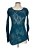 Express 100% Rayon Teal Long Sleeve Top Size L - photo 1
