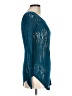 Express 100% Rayon Teal Long Sleeve Top Size L - photo 4