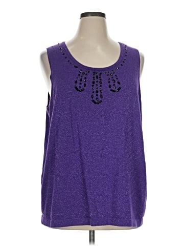Maggie Barnes Sleeveless Blouse (view 1)