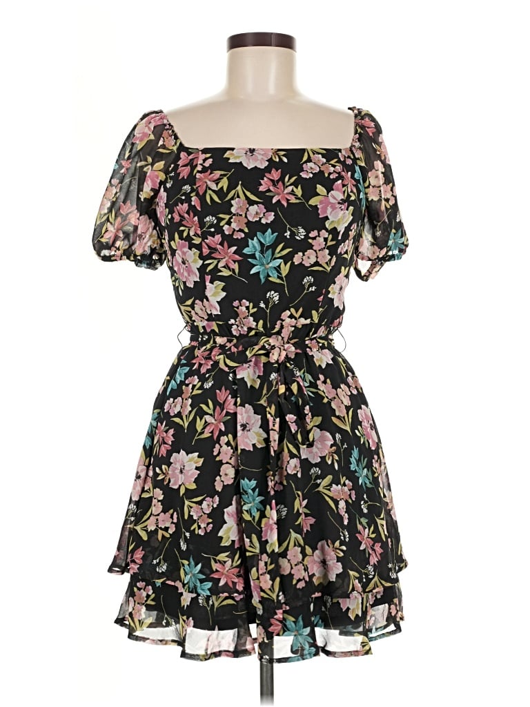 Pre-owned Lily Rose Casual Dress In Black