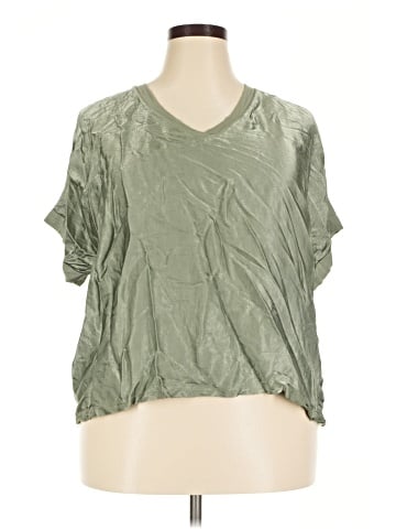 MADE IN ITALY Short Sleeve Blouse (view 1)