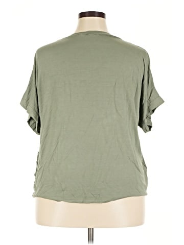 MADE IN ITALY Short Sleeve Blouse (view 2)