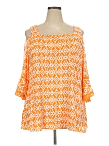 Catherines 3/4 Sleeve Blouse (view 1)