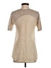 A'reve Tan Short Sleeve Top Size S - photo 2