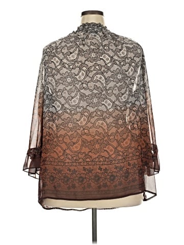 Maggie Barnes 3/4 Sleeve Blouse (view 2)