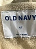 Old Navy 100% Polyester Ivory Coat Size 4T - photo 3