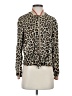 Divided by H&M 100% Polyester Animal Print Gold Jacket Size 4 - photo 1