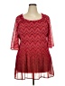 Catherines 100% Polyester Red Cocktail Dress Size 2X - photo 1