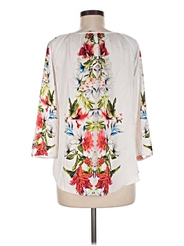 White House Black Market 3/4 Sleeve Blouse (view 2)