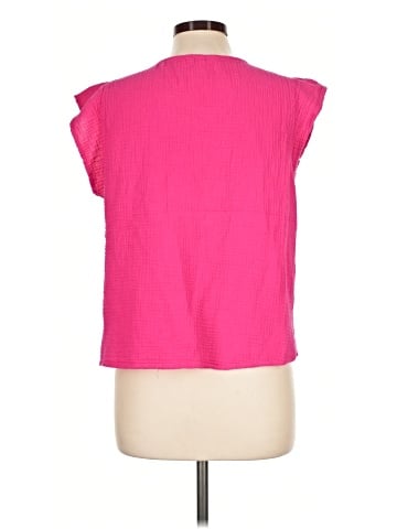 Three Dots Short Sleeve Top (view 2)