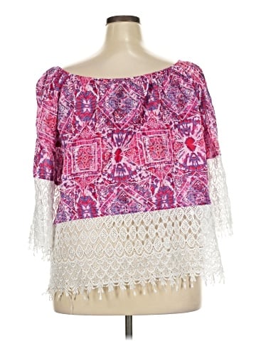 Rouge 3/4 Sleeve Blouse (view 2)