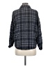 Tiny Plaid Gray 3/4 Sleeve Button-Down Shirt Size M (estimated) - photo 2