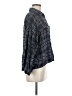 Tiny Plaid Gray 3/4 Sleeve Button-Down Shirt Size M (estimated) - photo 4